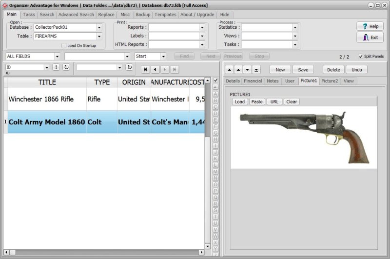 Firearms Cataloging Software for Windows Image